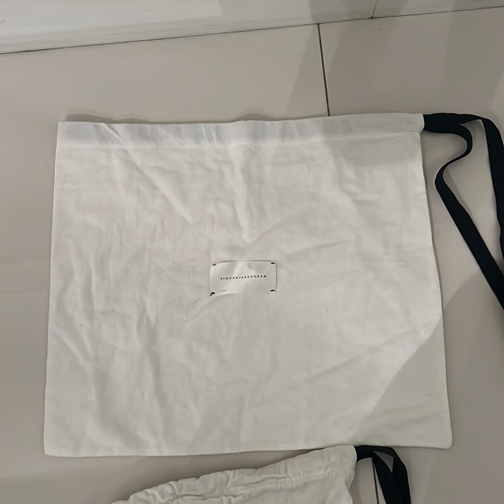 Victoria Beckham dust bag for specific customer.